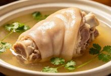 能最大程度保留食材原味的菜肴白煮猪肘-无忧舍-食间旅行者